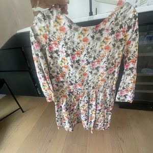 Roseanna open back mini dress size xs